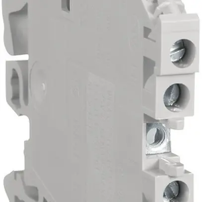 Morsetto a 2 piani Hager 4mm², L/L, 400V/32A, a vite, aperto sul lato 