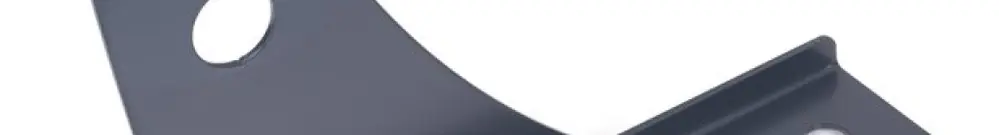 Schneefangstütze A11 "Solar" 1/2" Typ für 2 Rohre Chromstahl Anthrazit 