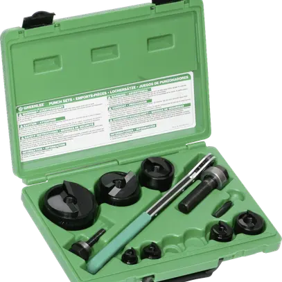 Blechlocher-Satz Greenlee Slug-Buster komplett M16-M63 