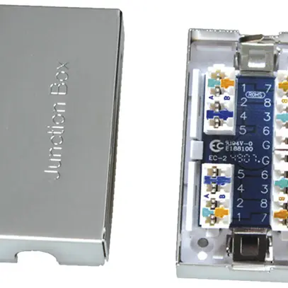 Module de connexion ROLINE Kat5e STP blindé LSA argent 