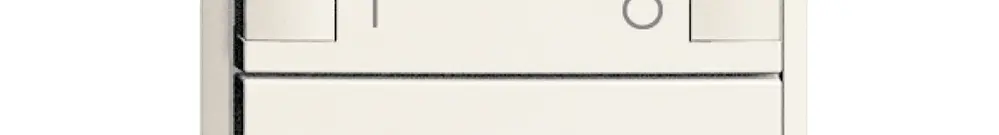 Variatore INC ZEP 2c/2t st. c/sec.ON-OFF EDIZIOdue bianco 