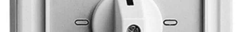 Interrupteur rotatif AP NAP SUPRA CO 2/1 blanc 