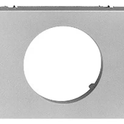 Placca frontale bianco, con ritagl. 43mm e piastra di fiss.FLF 6/5 