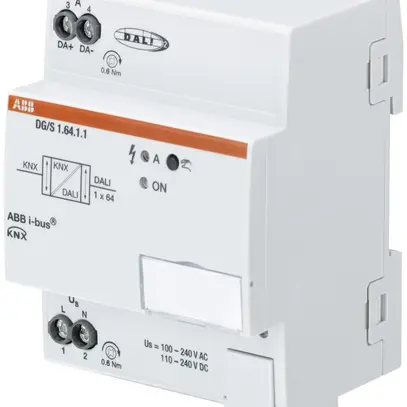 Gateway KNX/DALI AMD ABB DG/S 1.64.1.1, 1×64 participants 