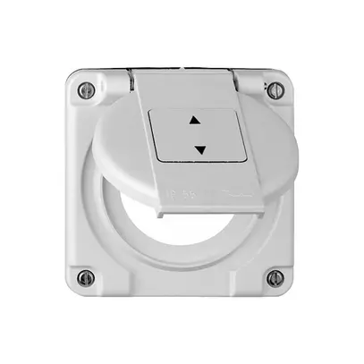 Couvercle FH NUP/NAP gris clair pour poussoir & interrupt.stores 