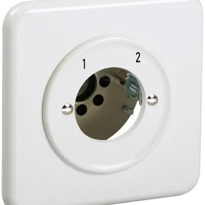 Commutatore INC contatti galv.senza cilindro SDUE 3P, IP20, 1-2, rit.11-1 bianco 
