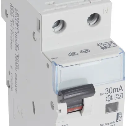 Disjoncteur différentiel Legrand DX3standard 1LN C 20A 10kA 30mA type A 