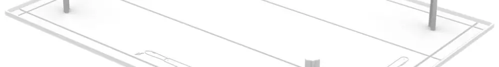 Placca di copertura per Multibox Compact 272×202mm bianco 