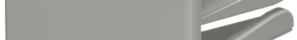 Piastra terminale Bettermann per canale d'inst.WDK grigio 40×60mm 