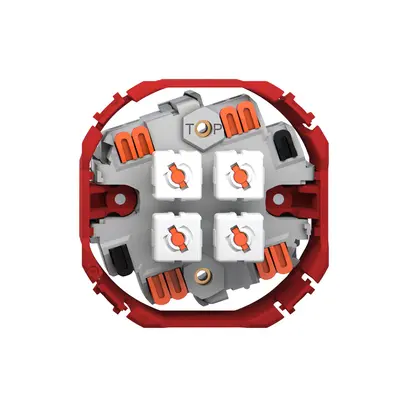 Interrupteur pour stores Feller SNAPFIX® 10A 250V 4 touches 2 canaux 