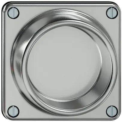Insert de fermeture ELEMENT SNAPFIX® 1×1 horizontal 87×87×36mm aluminium 