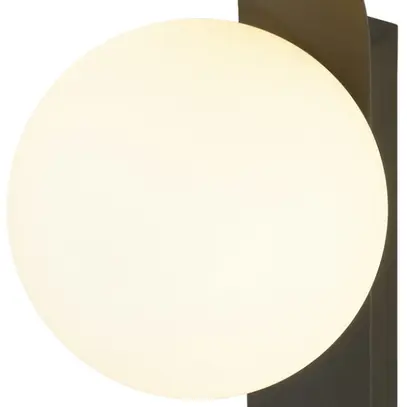 Applique SLV SUN G9 1×40W Ø120×255×40mm rond noir 