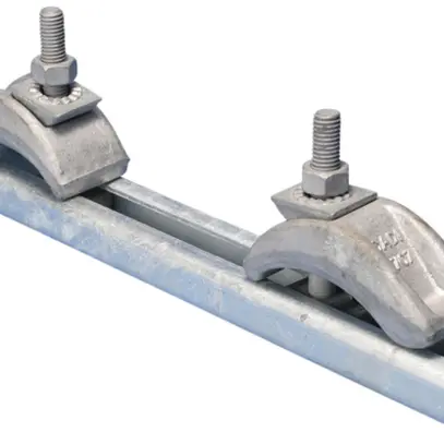 Crampon pour poutrelle Caddy 5000 600mm rebord 3…30mm, zingué à chaud 