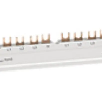 Kammschiene Hager 4P-1/2 3L Gabel 35mm² 125A 996.8×14mm weiss 
