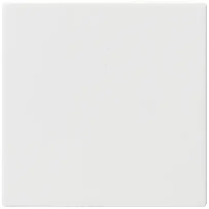 Bottone grande kallysto bianco semplice per interruttore S3/6+tasto 