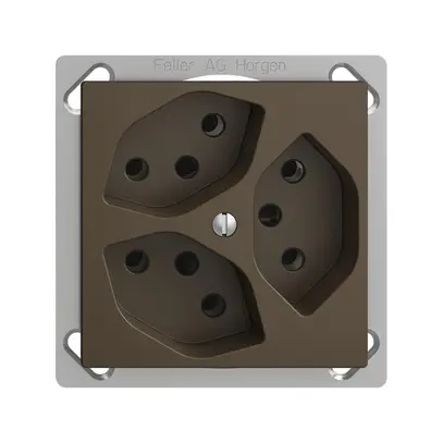 Presa INS EDIZIOdue 3×T13 coffee 