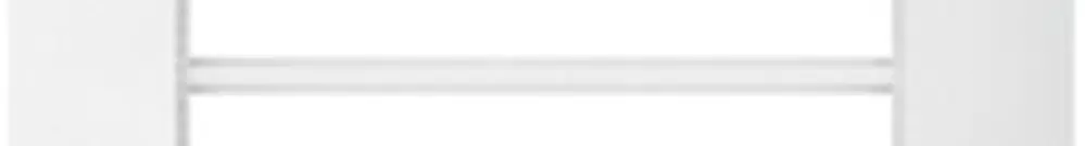 Cadre de recouvrement SIDUS 4×1 blanc brillant 