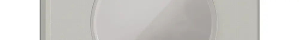 Coperchio NEVO, per pulsante KNX RGB, con vite e guarnizione, grigio chiaro 