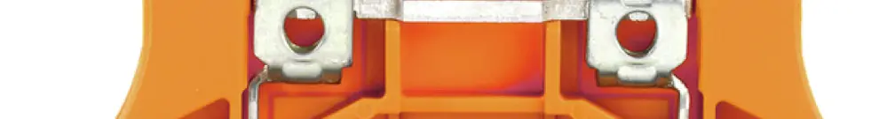 Morsetto di passaggio Weidmüller WDU connessione a vite 2.5mm² TS35 arancione 