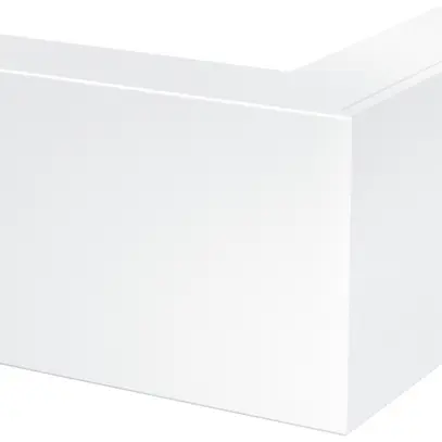 Angolo esterno Bettermann 348×230×100mm, PVC, bianco puro, 9010 