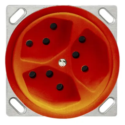 Presa INS FH JK 3×T13 arancione 
