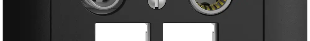 Presa multimedia INC EDIZIOdue FKE EASYNET 11dB, p.2×RJ45 S-One, nero 