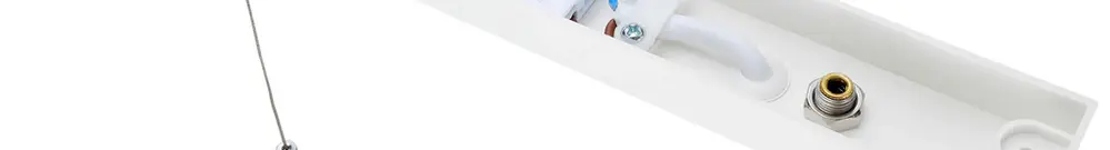 Sospensione a corda Sylvania LiFeSafe policarbonato/acciaio 310×40×20mm bianco 