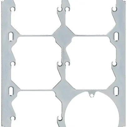 Placca di fissaggio Hager grd.3×2 5×52 + 1×3P 137×197 mm all 