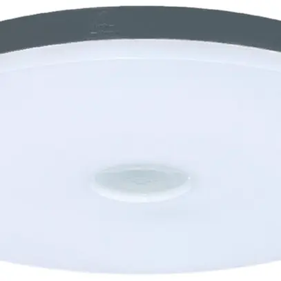 Plafoniera LED Z-Licht SlimLED PIR SEN 12W 1200lm 3000K IP54 Ø320mm antracite 