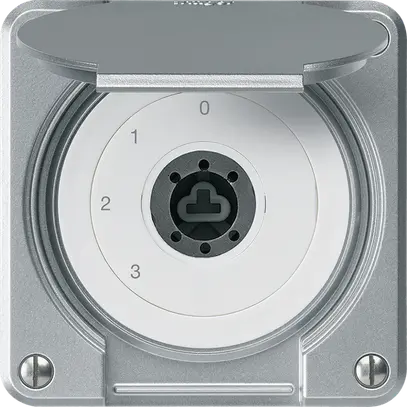 Interrupteur à clé ENC robusto IP55 avec clapet sans cylindre S5/1P al p.combi 