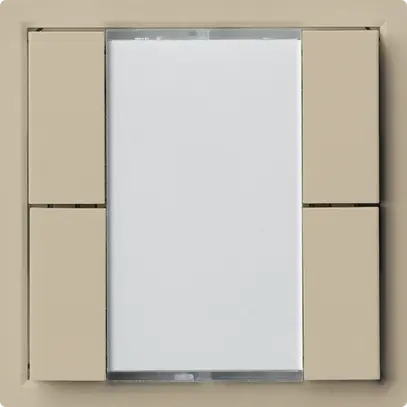 Poussoir universel ENC 4×KLA A avec LED beige 
