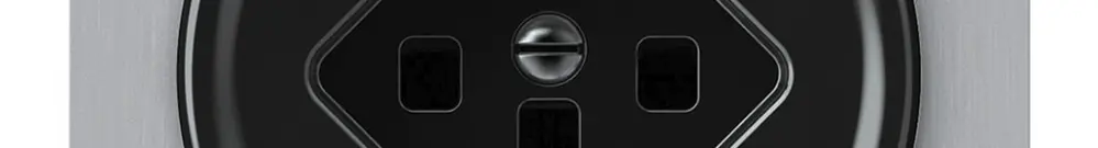 Presa FI INC origin 1×tipo 23 30mA 16A 230V 77×77mm nero 