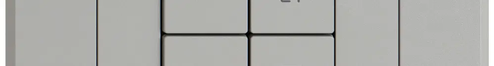 Comando p.interruttore tapparelle INC EDIZIO.liv Wiser SNAPFIX® 1C scena 4T grc 
