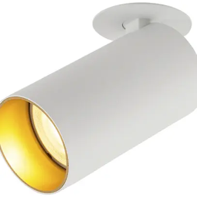 Spot SLV KAMI GU10 1×0…10W Ø55×125mm blanc/or 