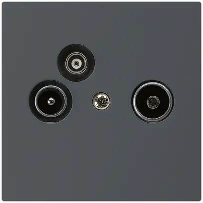 Prise pour antenne R/TV/données kallysto A 2GHz 10.5db anthracite 