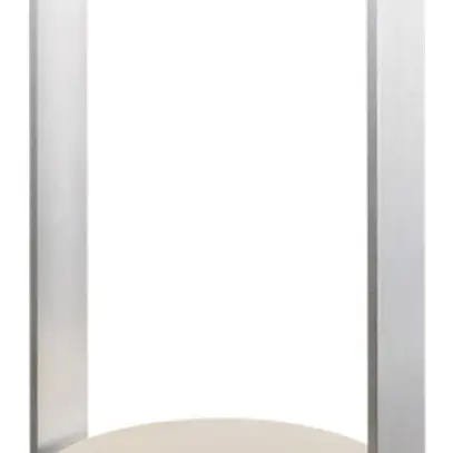 LED-Tischleuchte SLV BRENDA, 5.4W 460lm 3000K mit USB-Ladesteckdose weiss/silber 