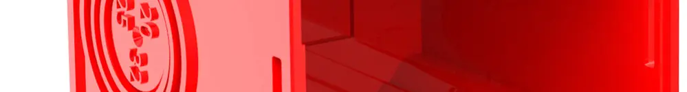 Scatola per cassaforma CRALLO-LEU 78×78×73mm 1×1 senza alogeni rosso 