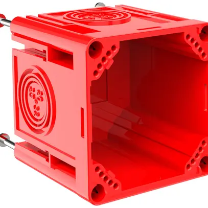 Scatola per cassaforma CRALLO-LEU 78×78×73mm 1×1 senza alogeni rosso 