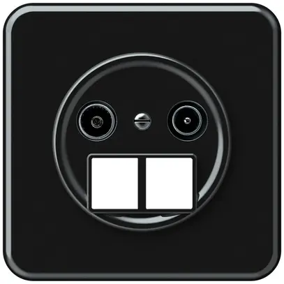 Prise multimédia ENC TV-R origin prise d'arrivée 4dB noir 