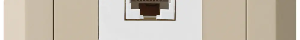 Boîte ENC kallysto.line 1×RJ45u beige 