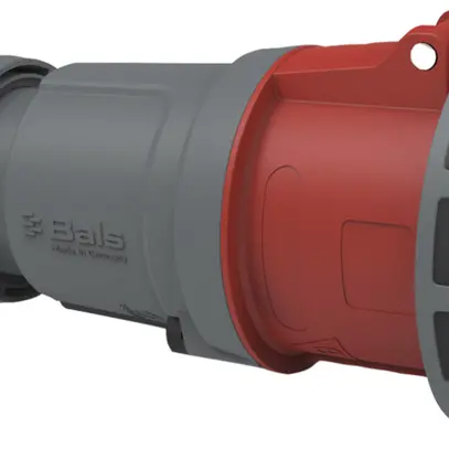 Prise mobile CEE Bals INNOLINQ-Design 5P 125A 400V rouge 6h IP67 contact pilote 