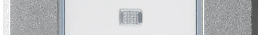 Contact à poussoir ENC robusto IP55 2P aluminium lumineux pour combinaison 