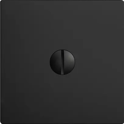 Plaque d'obturation EDIZIOdue noir 60×60mm 