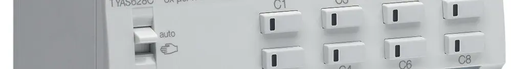 Actionneur de jalousie KNX AMD Hager TYAS628C, 8-fois, 6A/230VAC 