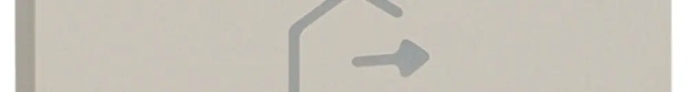 Cache de touche Living Now pour touches MyHOME 2 modules a.symbole sortie sand 