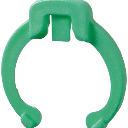 Graffa per tubo HSB Rohrfix M32 verde senza alogeni 