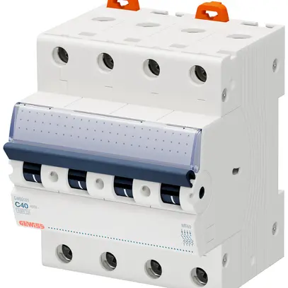 Disgiuntore Gewiss 90 MCB 4P 400V C 40A 6kA 4UM 