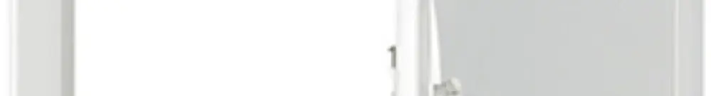 Cornice con porta Hager univers 603×703×10mm IP00 bianco per FW42U.. 