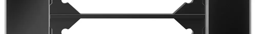 Telaio di copertura INC EDIZIO.liv prestige SNAPFIX® 2×1/1×2 154×94mm ve-ne 