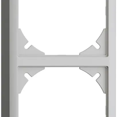 Cappa EDIZIOdue 39mm I-I grigio chiaro per combinazione verticale/orizzontale 